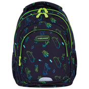 Ranac za školu anatomski 3zipa AB330 Skate Lifestyle 24.Head 502024037 crno-zeleni