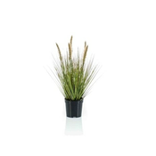 Umetna okrasna trava perjanka 45 cm v lončku - zelena - 25 do 50 cm