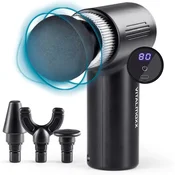 slomart VITALmaxx Masažna pištola - 6 stopenj, 4 nastavki, USB-C polnjenje