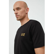 EA7 Emporio Armani Funkcionalna majica, črna