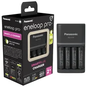 PANASONIC punjac eneloop (2h) sa 4 baterije pro AA 2500mAh (K-KJ55HCD40E)