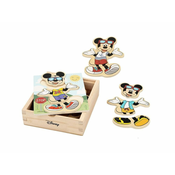 Drvene puzzle Mickey Mouse