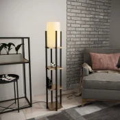 Opviq Shelf Lamp 8115 Podna lampa, Braon-Bela