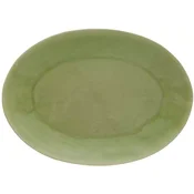 Ovalni servirni krožnik Costa Nova Riviera 39,9 x 29 cm, Vert Frais Green