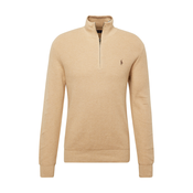 Pamucni pulover Polo Ralph Lauren boja: smeda, lagani, s poludolcevitom