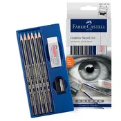 Set za skiciranje Faber-Castell - set od 8 kom  (set za)