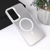 Maska za Samsung Galaxy A16 5G Magsafe Clear srebrna