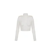 Bel pulover z ovratnikom Elisabetta Franchi