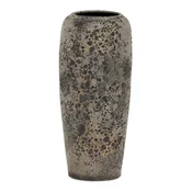 Autronic Keramična vaza keramična vaza - višina 60 cm, okrogla, sivo-črna (VZ9212-S)