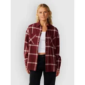 Rip Curl Venture Flannel Shirt dark plum
