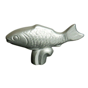 Ročaj pokrova FISH, srebrn, Staub