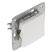 773607 KRIŽNO STIKALO BREZ OKVIRJA CARIVA BELA LE773607