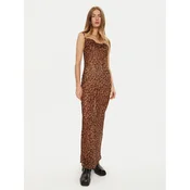 One Teaspoon Poletna obleka 26654 Rjava Slim Fit