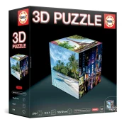 Puzzle cestovateľské 3D Cube Travel Educa 216 dielov od 8 rokov EDU20124