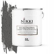 shumee Silikonska strukturna fasadna barva 5L temno siva F276 UV