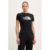 THE NORTH FACE Majica EVOLUTION HALF DOME  črna / bela