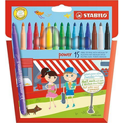 Flomasteri Stabilo Power - 15 boja