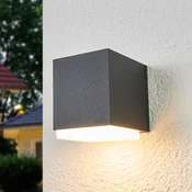 BEGA 33405K3 LED zunanja stenska svetilka grafit 3.000K navzdol - Sodobni - grafitna, satinirana, prozorna - Kovina