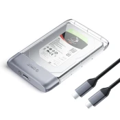 Orico Ohišje za trdi disk TX25C3 2,5'' HDD/SSD USB-C 5 Gb/s – prozorno