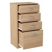 BE Komoda 45cm 4S SONOMA HRAST s 4 predali