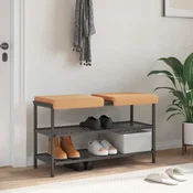 Vidaxl Blazina za klop 2 kos Sherpa tkanina Bež Globina 35 cm