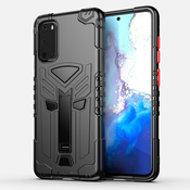 Hibriden TPU gel ovitek/etui/ovitek King za Samsung Galaxy S20 - črn