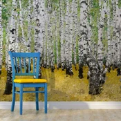 Foto tapeta - In birch grove... 400x309