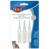 Trixie Spot-On Flea & Tick Kitten Pipete za mačke 3 x 0,6 ml