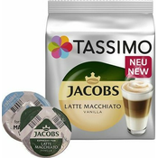 Jacobs Douwe Egberts Tassimo Latte Macchiato Vanilla kapsule 8+8 kos