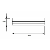 Optonica LED podelementna svetilka 90cm 9,6W 4000K T5 900lm IP20