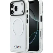 Ovitek BMW M IML odporen na udar kovinski ovitek z logotipom MagSafe za iPhone 17 Pro prozoren (BMHMP17L25HSMLKT)