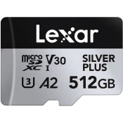 Memorijska kartica Lexar - High-Performance SILVER PLUS, 512GB, microSDXC, UHS-I