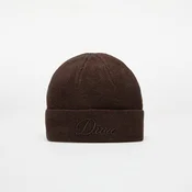 Kapa DIME Cursive Wool Fold Beanie Dark Brown Universal