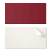 shumee Paket vinilnih ploščic z motivom kuhinje, bordo barva, 6x60x30 cm