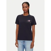 Gant Majica Bisiklet Yaka 4200277 Mornarsko modra Regular Fit