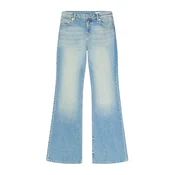 Bershka Kavbojke moder denim