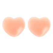 SuperLove Heart Invisible Silicone Nipple Covers Nude