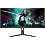 AOC CU34G2X 34 Curved Gaming UltraWide Monitor ( CU34G2X/BK )