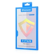 Zastitno staklo Tempered Glass Privacy Teracell Titan 2.5D za Samsung S941B Galaxy S26 crni (fingerprint unlock)
