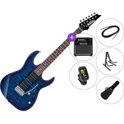 Ibanez GRX70QA-TBB SET 2 Transparent Blue Burst Elektricna gitara