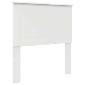 Vidaxl Vzglavje Bela 100 cm Konstruirano leseno