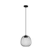 Luster na sajli OVELLA 1xGX53/10W/230V pr. 25 cm crna