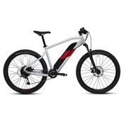 Elektricni brdski bicikl 27,5 380 Wh E-Expl 100 bijelo-crveni