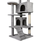 Praskalnik za mačke CT11 49x35x140cm siv Happet - Praskalniki