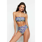 Ženski bikini komplet Trendyol TBESS22BT0018/Blue-Multicolor