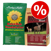 Mešano varčno pakiranje: Markus Mühle 2 x 5 kg - Mix: NaturNah & Rotwild Hirsch jelen