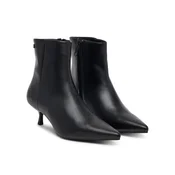 Škornji Tommy Jeans Tjw Pointed Kitten Heel Boots EN0EN03172 Črna