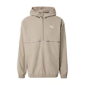 PUMA Prehodna jakna CLASS temno siva / barva blata / bela