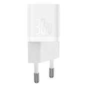 BASEUS glavni punjac s Type-C prikljuckom (30W, GaN5, PD brzo punjenje) BIJELI CCGN070502