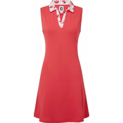 Footjoy Floral Trim Dress Red XS